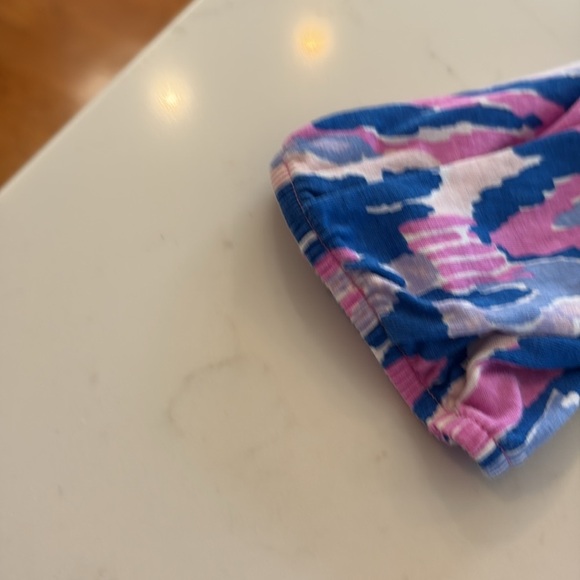 Lilly Pulitzer dress size large 8-10 girls cold shoulder fee 3/4 sleeve dress - Picture 4 of 10